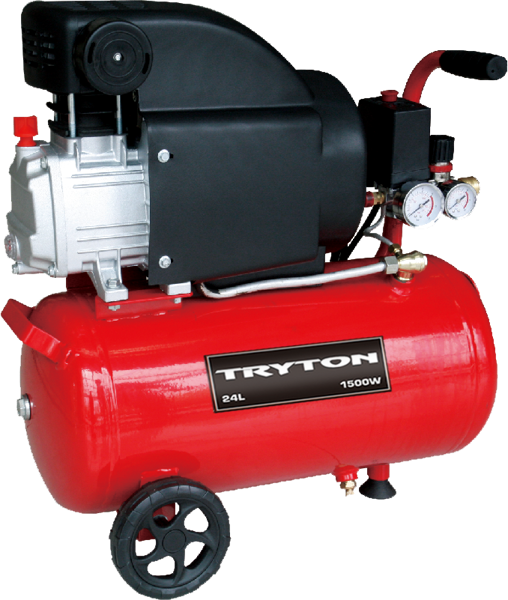 TRYTON KOMPRESOR 24L,1500W/2HP,8BAR,206L/MIN TKO24