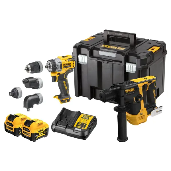 2-DIJELNI SET ALATA DCD703+DCH072+2X12V/5AH+PUNJAČ